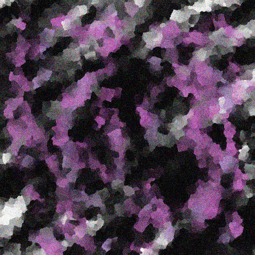 different shades of purple and grey hexagons blending together